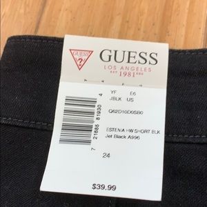 Guess Shorts - NWT black high waisted booty shorts from Guess Guess Shorts - NWT black high waisted booty shorts from Guess